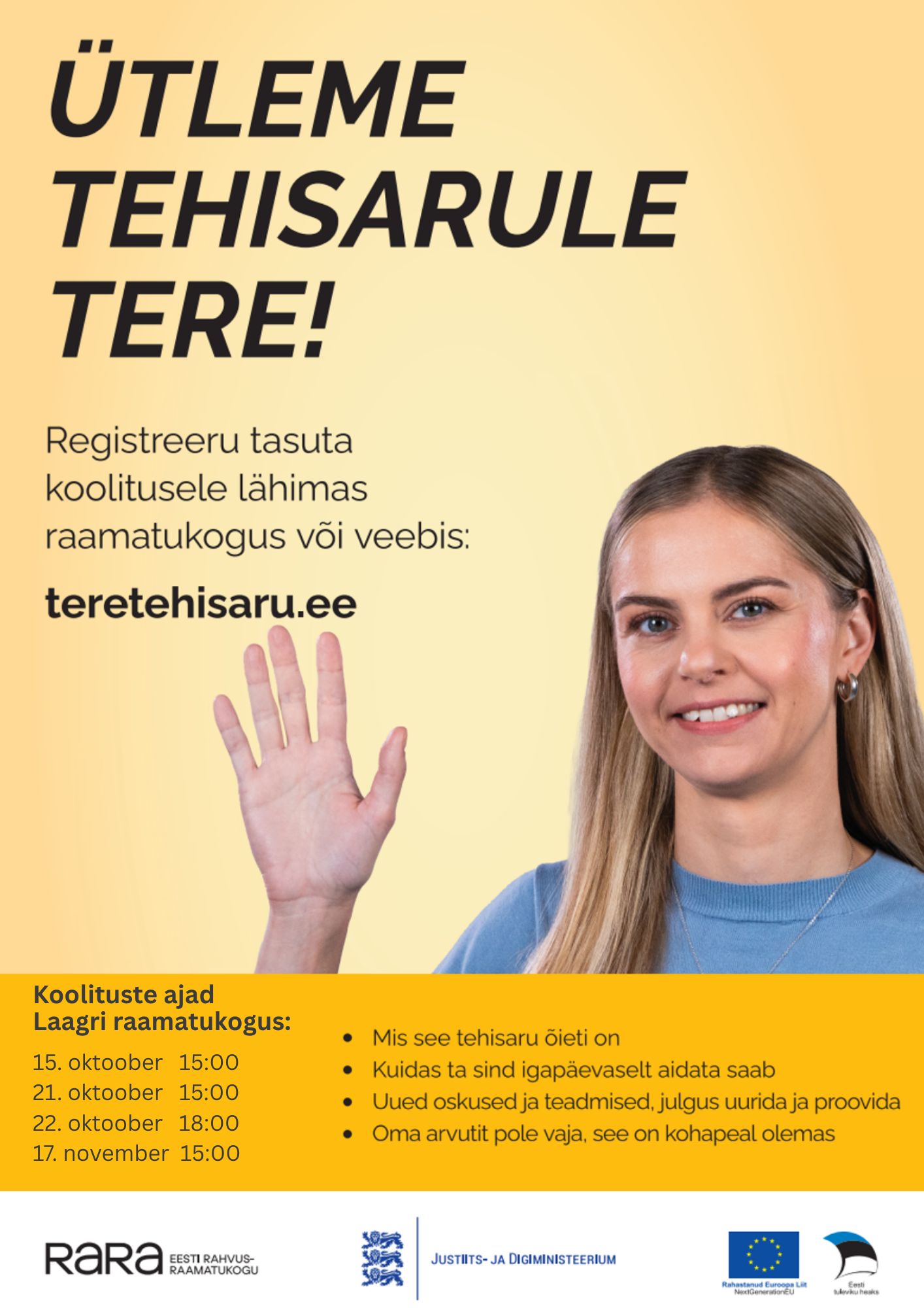 Töötoad „Ütleme tehisarule tere!“