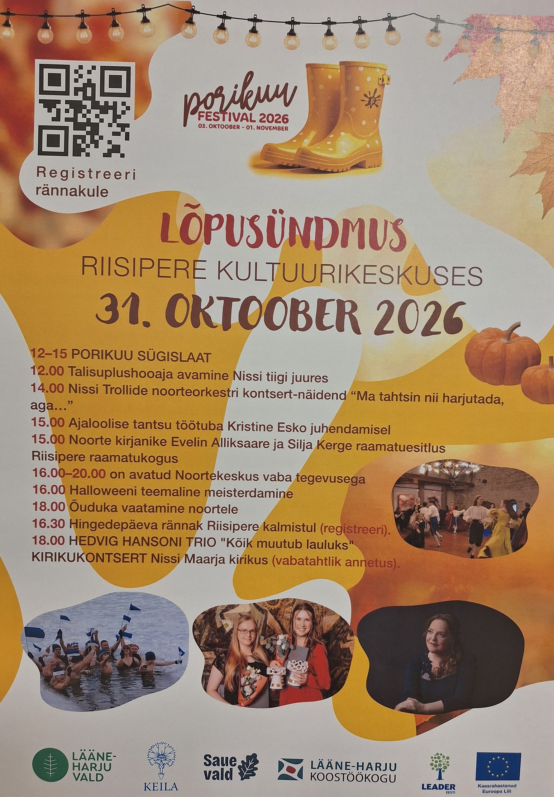 Porikuu Festivali lõpusündmus toimub Riisiperes